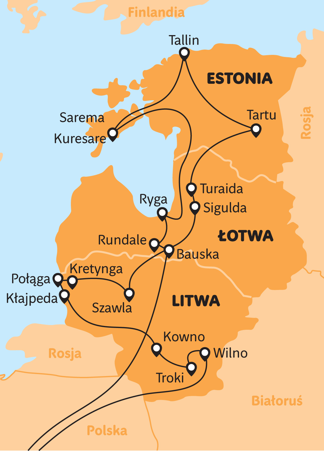 Bałtyckim szlakiem- Litwa- Łotwa- Estonia!