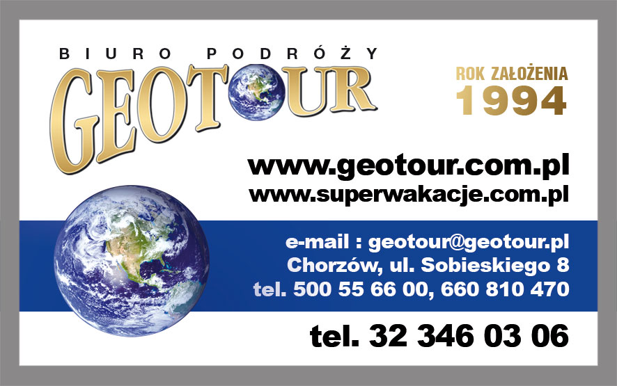 Wakacje 2019 – oferta Biura Podróży Geotour