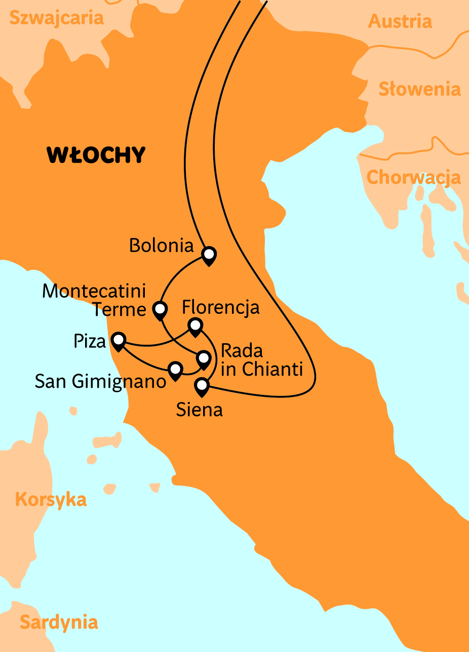 Wymarzona Toskania – wycieczka objazdowa – oferuje Geotour