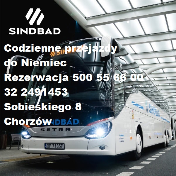 Sindbad Chorzów – bilety do ponad 500 miast w Europie – tel 500556600